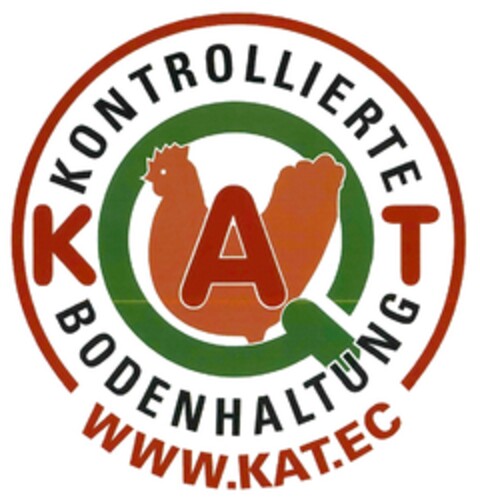 KONTROLLIERTE BODENHALTUNG KAT WWW.KAT.EC Logo (DPMA, 13.03.2017)