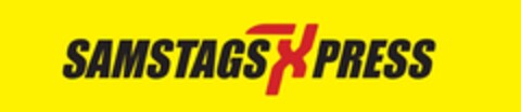 SAMSTAGS X PRESS Logo (DPMA, 21.07.2020)