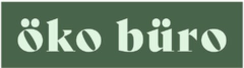 öko büro Logo (DPMA, 02.09.2021)