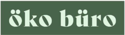 öko büro Logo (DPMA, 09/02/2021)