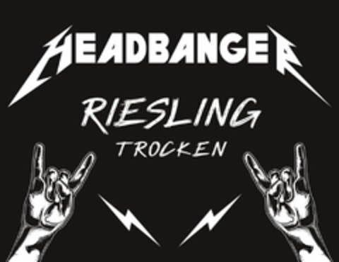 HEADBANGER RIESLING TROCKEN Logo (DPMA, 03/08/2024)