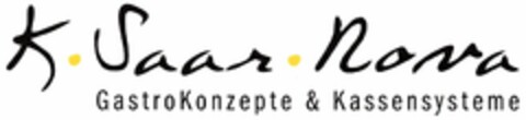 K.Saar.Nova GastroKonzepte & Kassensysteme Logo (DPMA, 12.07.2005)