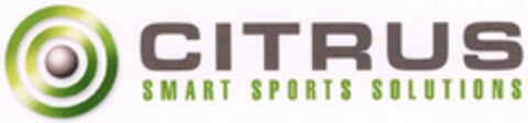 CITRUS SMART SPORTS SOLUTIONS Logo (DPMA, 22.09.2005)