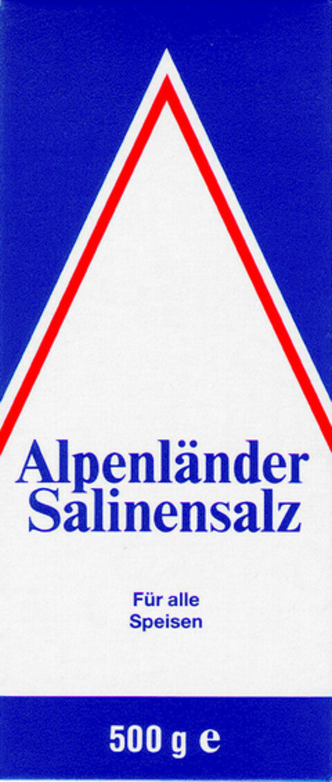 Alpenländer Salinensalz Logo (DPMA, 19.12.1994)