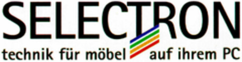 SELECTRON technik für möbel auf ihrem PC Logo (DPMA, 10.06.1995)