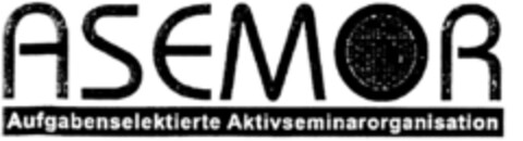 ASEMOR Aufgabenselektierte Aktivseminarorganisation Logo (DPMA, 07.06.1996)