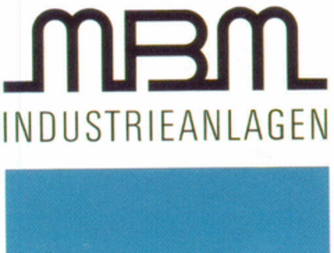 MBM INDUSTRIEANLAGEN Logo (DPMA, 02.10.1996)