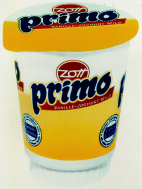 primo zott VANILLE-JOGHURT MILD Logo (DPMA, 01/15/1997)