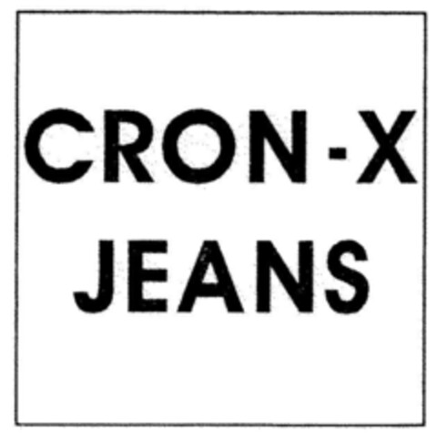 CRON-X JEANS Logo (DPMA, 13.08.1997)