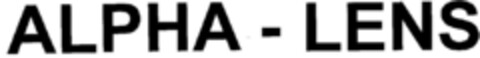 ALPHA-LENS Logo (DPMA, 15.10.1997)