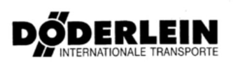 DÖDERLEIN INTERNATIONALE TRANSPORTE Logo (DPMA, 05.08.1998)