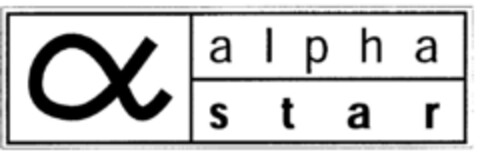 a l p h a s t a r Logo (DPMA, 11/13/1998)