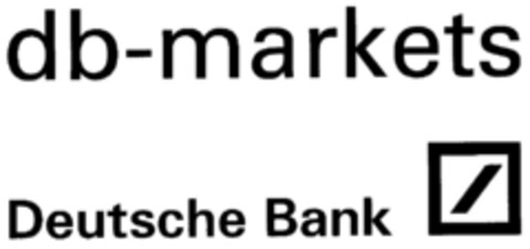 db-markets Deutsche Bank Logo (DPMA, 01/23/1999)