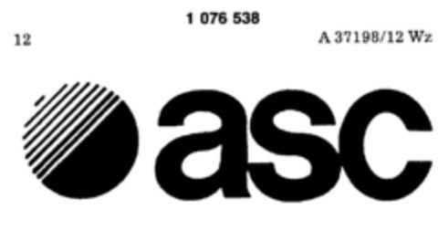 asc Logo (DPMA, 15.06.1983)