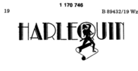 HARLEQUIN Logo (DPMA, 15.03.1990)