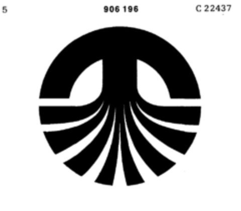 906196 Logo (DPMA, 30.09.1972)