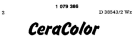 CeraColor Logo (DPMA, 05/10/1983)