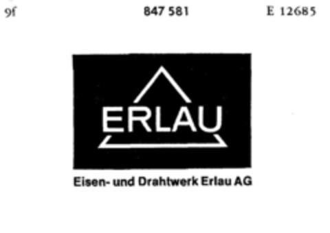 ERLAU Logo (DPMA, 06/23/1967)