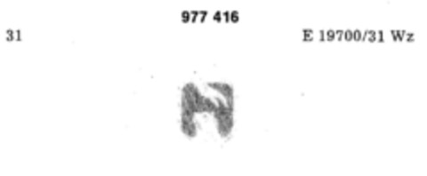 977416 Logo (DPMA, 20.12.1977)