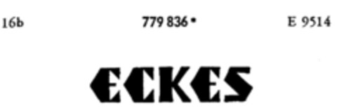 ECKES Logo (DPMA, 07.09.1963)