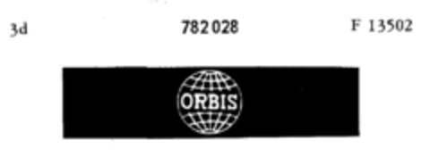 ORBIS Logo (DPMA, 14.01.1963)