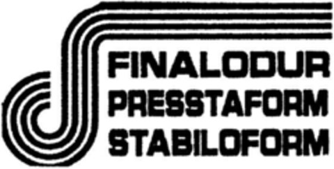 FINALODUR PRESSTAFORM STABILOFORM Logo (DPMA, 24.09.1991)