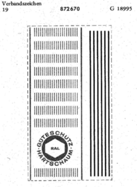 RAL  GÜTESCHUTZ HARTSCHAUM Logo (DPMA, 18.08.1969)