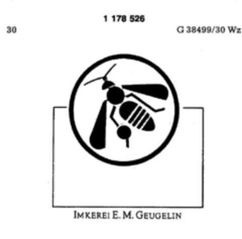 IMKEREI E.M. GEUGELIN Logo (DPMA, 07.09.1990)