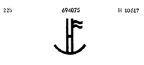 H Logo (DPMA, 14.09.1955)