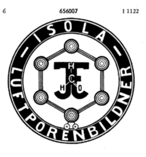 ISOLA LUFTPORENBILDNER Logo (DPMA, 11/27/1952)