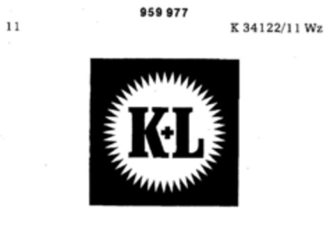 K+L Logo (DPMA, 24.01.1973)