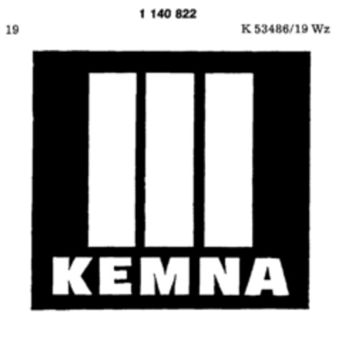 KEMNA Logo (DPMA, 12.10.1988)