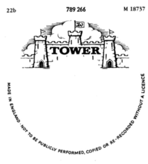 TOWER Logo (DPMA, 04.12.1961)