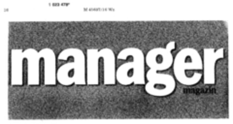 manager magazin Logo (DPMA, 09.01.1979)