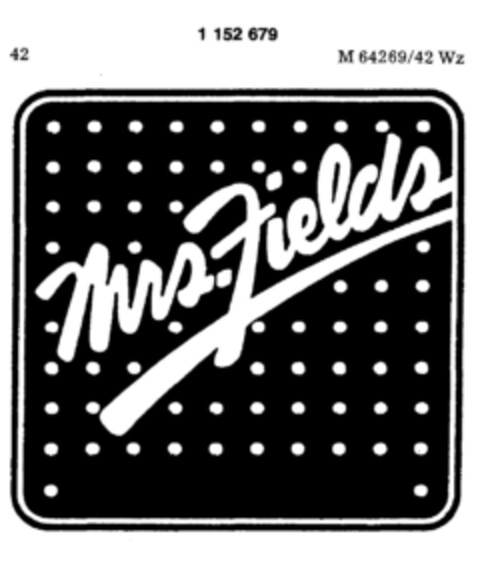 Mrs.Fields Logo (DPMA, 30.12.1988)