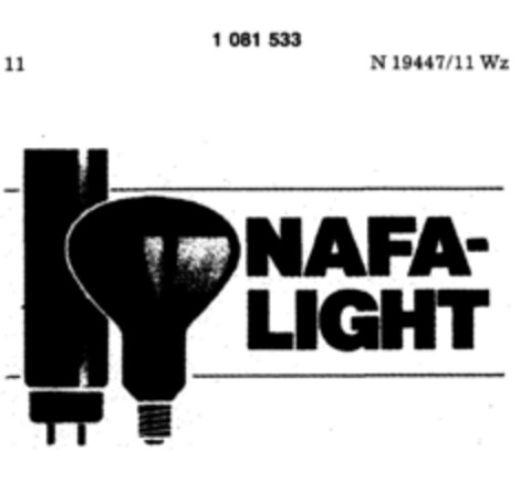 NAFA-LIGHT Logo (DPMA, 06.12.1984)
