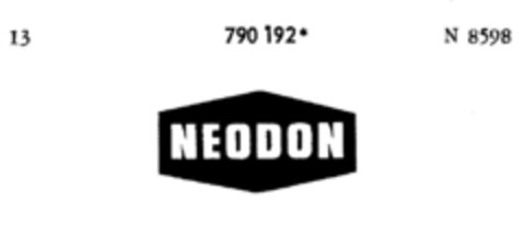 NEODON Logo (DPMA, 10.09.1963)