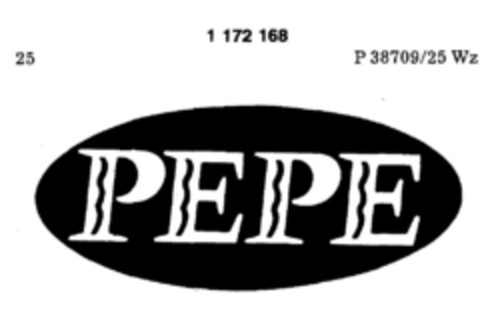 PEPE Logo (DPMA, 24.10.1989)