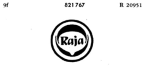 Raja Logo (DPMA, 06.08.1965)