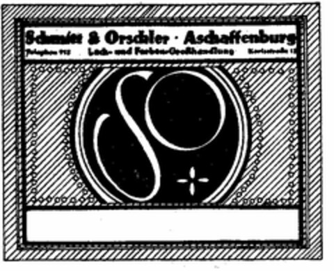 Schmitt & Orschler   Aschaffenburg Logo (DPMA, 24.04.1928)