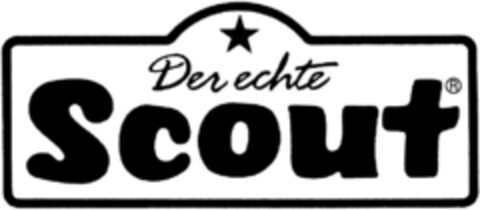 Der echte Scout Logo (DPMA, 06/30/1992)