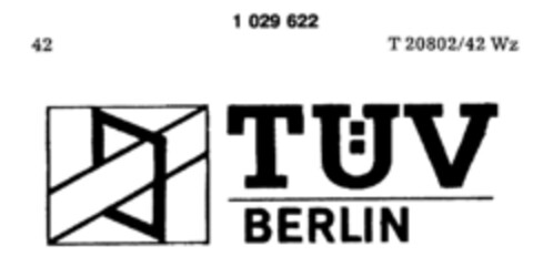 TÜV BERLIN Logo (DPMA, 07.01.1981)