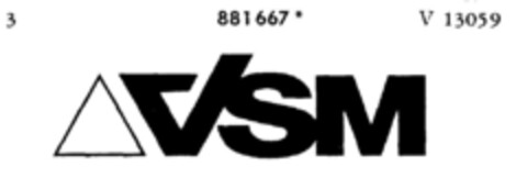 VSM Logo (DPMA, 14.01.1971)