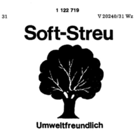 Soft-Streu Umweltfreundlich Logo (DPMA, 09.04.1987)