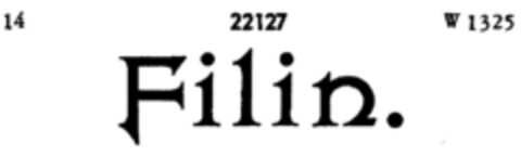Filin. Logo (DPMA, 26.11.1896)