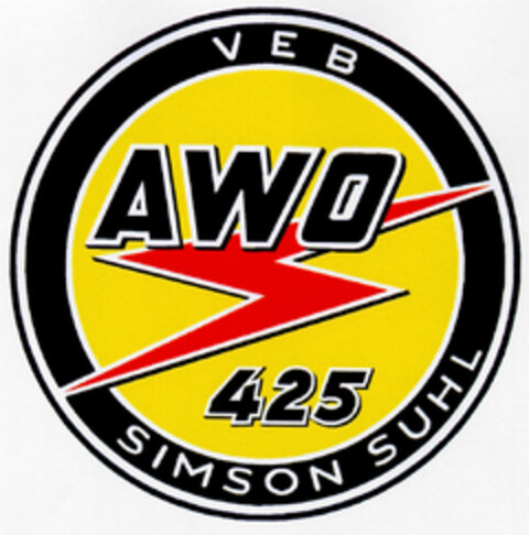 VEB AWO 425 SIMSON SUHL Logo (DPMA, 08.06.2001)