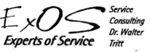 ExOS Experts of Service Logo (DPMA, 28.07.2001)