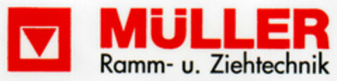 MÜLLER Ramm- u. Ziehtechnik Logo (DPMA, 30.11.2001)