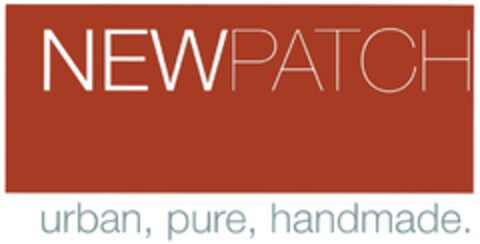 NEWPATCH urban, pure, handmade. Logo (DPMA, 27.09.2011)