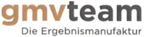 gmvteam Die Ergebnismanufaktur Logo (DPMA, 21.11.2013)